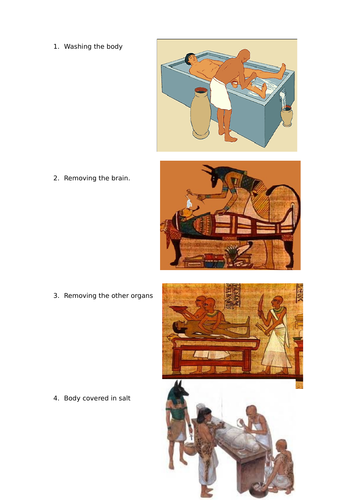 Stages of mummification