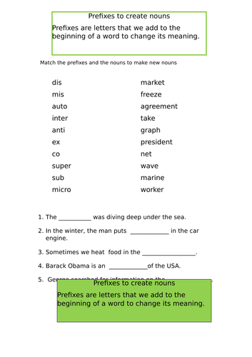 Year 4 SPAG Vocabulary