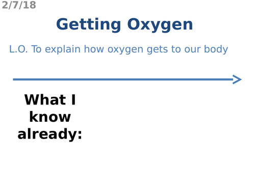 Getting Oxygen