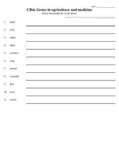 CB4e Genes in Agriculture