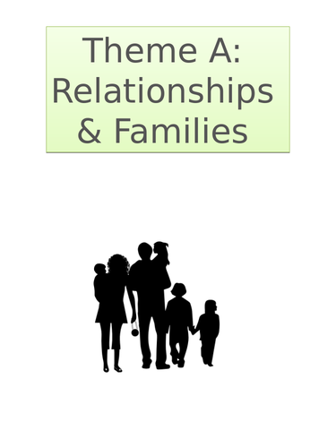 Theme A Religion and Relationships