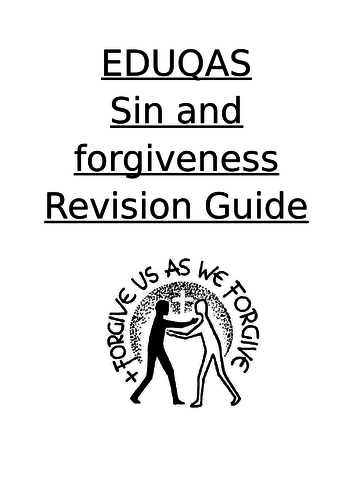 Sin and forgiveness revision guide suitable for eduqas route B specification
