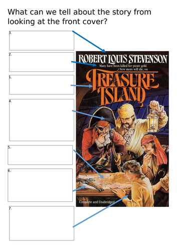 Treasure Island front cover analysis
