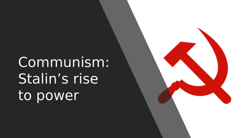 Rise of Stalin
