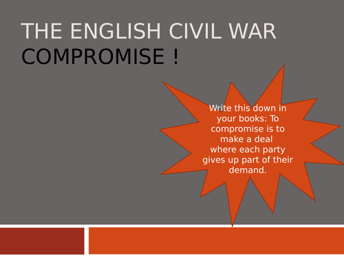 English Civil War - Compromise