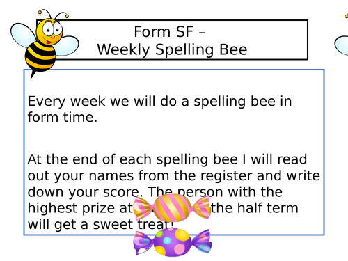 Tutor Group Spelling Tests