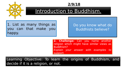 Buddhism Yr8