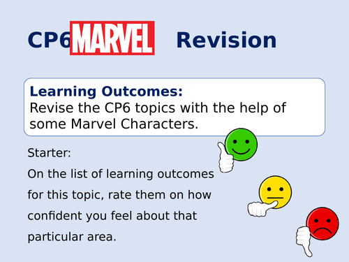 Edexcel CP6 Revision