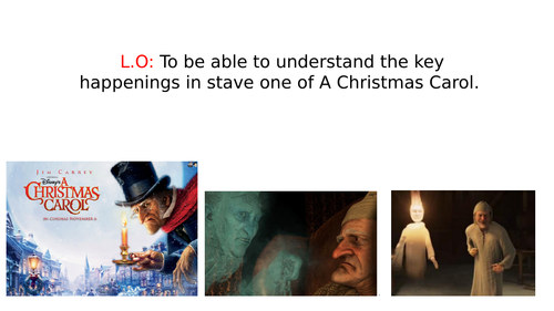 A Christmas Carol Quiz - Recap of Stave 1