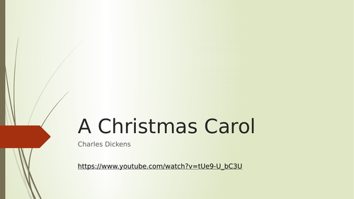 A Christmas Carol - Write a letter to Scrooge!