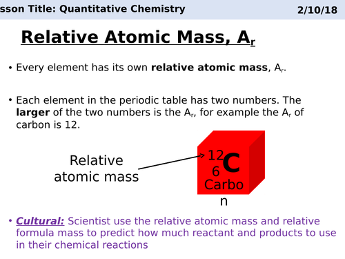 AQA C3 Quantitative chemistry revison