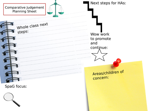 Comparative Judgement Planning Sheet | Teaching Resources