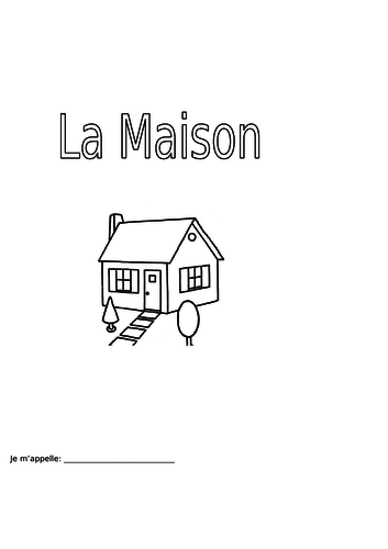French - La Maison - Worksheets