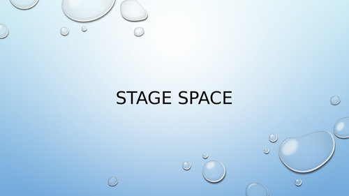 A Drama terminology PPT