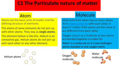 Cambridge iGCSE science chemistry 1-3 revision cards