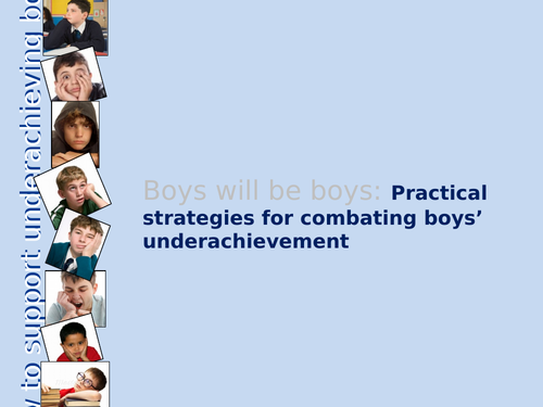 Boys Underachievement CPD