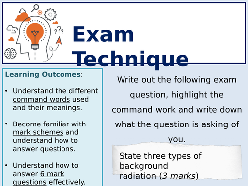 Science Exam Technique