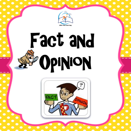 Fact and Opinion Lessons, Worksheets, and Games