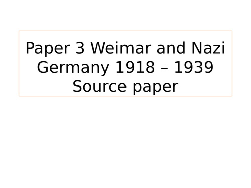Edexcel Paper 3 sentence starters - crib sheets