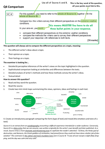 AQA English Language Paper 2, Q4