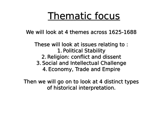 Edexcel: 1C: Britain: Thematic Revision: Political, Social, Economic and Religious