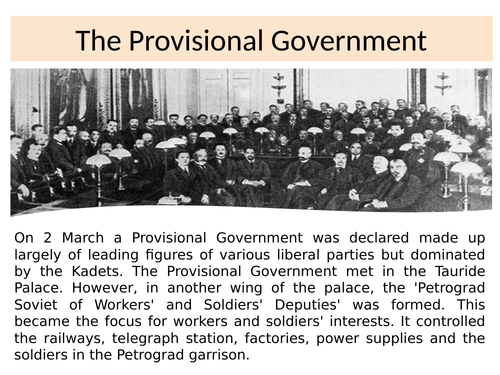 Why the Provisional Government failed