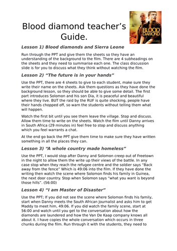 Blood diamonds and just war