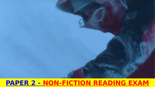 TOUCHING THE VOID - EDUQAS GCSE English Language Paper 2 Question 1 Full Lesson