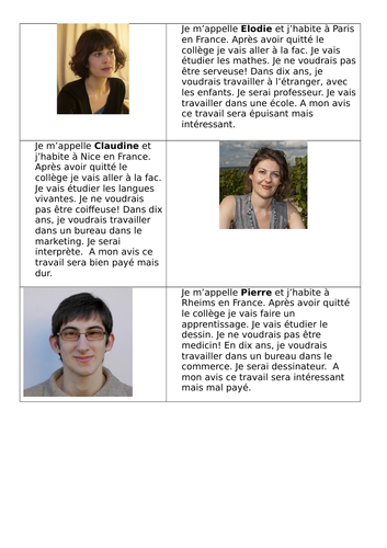 Future jobs activity booklet