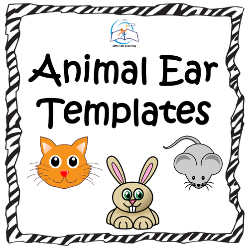 Animal Ear Templates