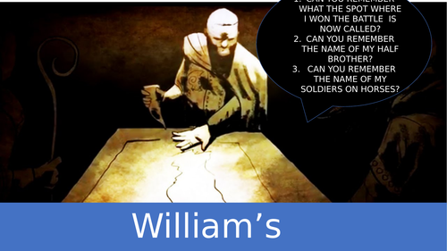 William's problems  (battle of hastings, Norman England)