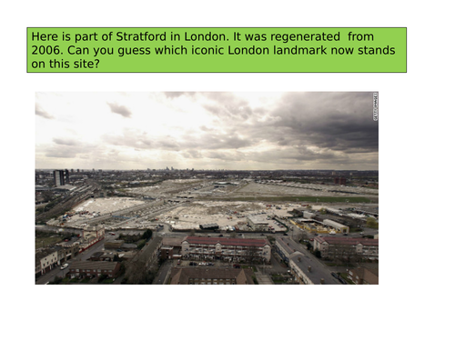 Urban regeneration Lea Valley London