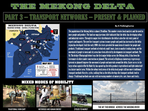 THE MEKONG DELTA SERIES  - PART 3 TRANSPORT PRESENT AND FUTURE