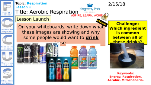 NEW AQA 4.4.2.1 - Aerobic and Anaerobic Respiration