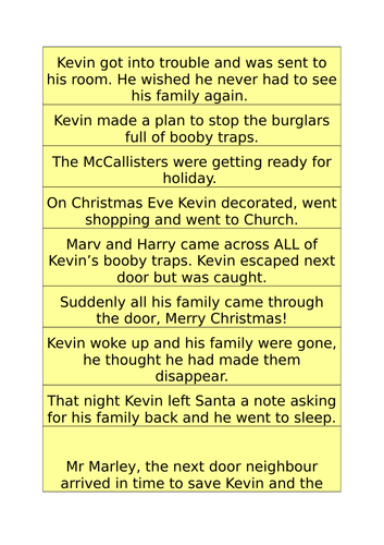 Home Alone Story Order