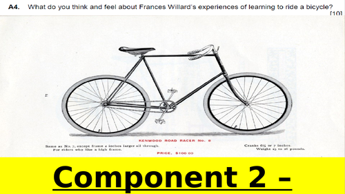 EDUQAS GCSE English Language Paper 2 Question 4- EVALUATION PowerPoint + podcast (BIKES exam)