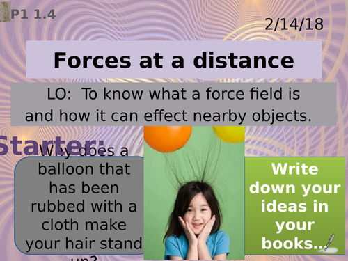 Activate 1:  P1:  1.4  Forces at a Distance