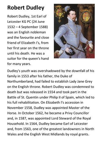 Robert Dudley Handout