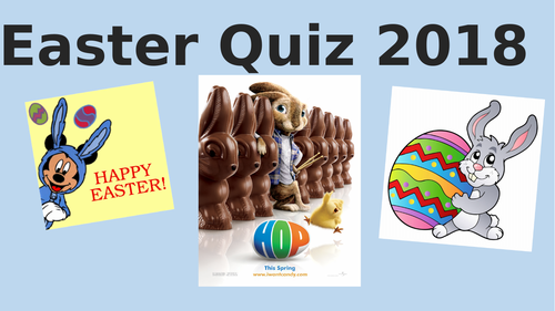 Easter quiz 2018