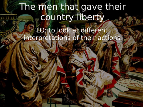 Julius Caesar Act 3 scene 1 part 2