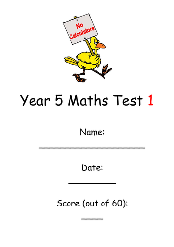 Y5 End of Term Maths Tests
