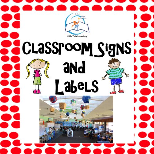 Classroom Labels and Signs