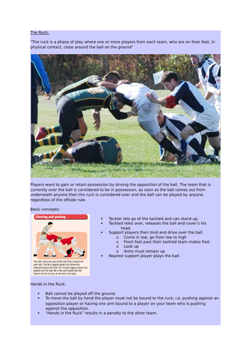 Rugby The Ruck Information Sheet