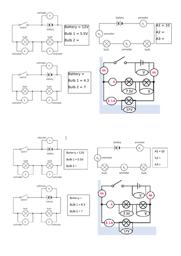 KS3 electricity - 8 lessons with activities