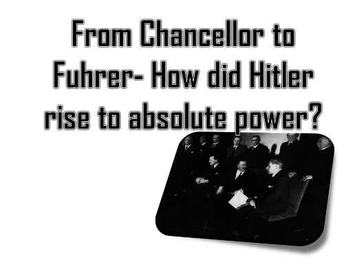 Hitler's rise to Chancellor