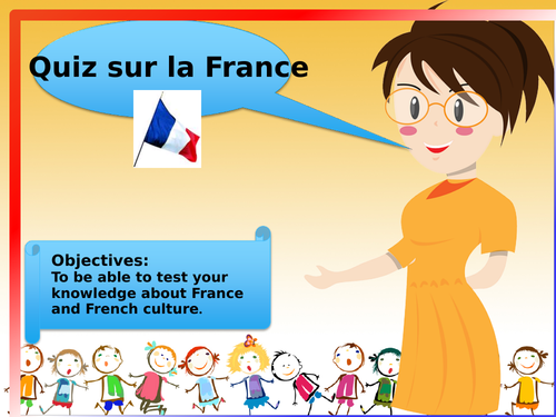 Multiple choice and a general introduction to French and France, adapted from others'