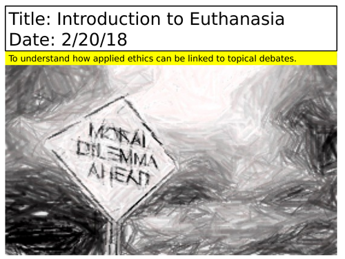 Edexcel- Euthanasia-A level 2017