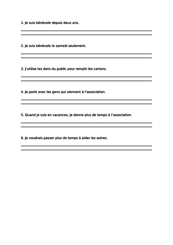 Charity and voluntary work