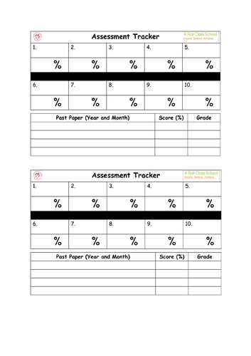 Tracking Assessments