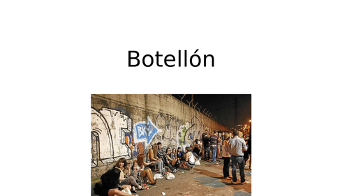 KS5 Spanish: El Botellón